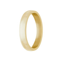 Ring - Edelstahl - 4 Breiten - Matt - Gold