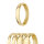 Goldring aus Edelstahl | glänzend | Damen und Herren