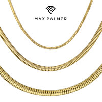 Max Palmer® Schlangenkette in 84 Varianten aus Edelstahl