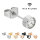 Max Palmer - Ohrstecker mit Swarovski Kristall [04.] Stecker: silber | Kristall: klar | Kristall: 6mm