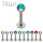 Piercing Labret - Titan - Silber - Kristall