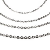 Halskette aus Edelstahl in 80 Varianten