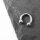 Silbernes Piercing Hufeisen mit Innengewinde