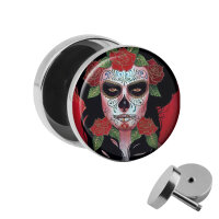 Motiv Fake Plug - La Catrina - Rot