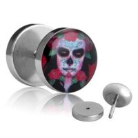 Motiv Fake Plug - La Catrina - Rot