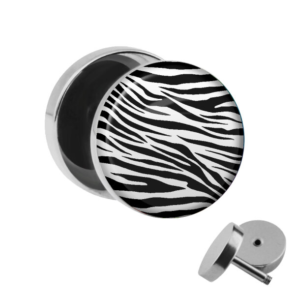 Motiv Fake Plug - Zebra