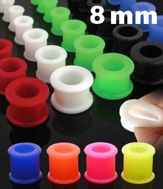 Piercing Flesh Tunnel - Silikon - 8mm