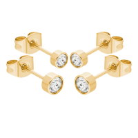 2 Paar Swarovski Kristall Ohrstecker-Set