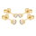 2 Paar Swarovski Kristall Ohrstecker-Set