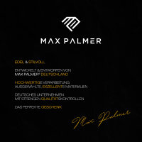 Max Palmer Ohrstecker mit glänzendem Herz