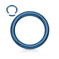 Segmentring Piercing - Blau