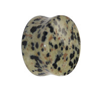 Stone Ear Plug - Dalmatian Stone