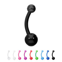 Bauchnabelpiercing aus Kunststoff