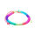 Armband aus Stoff in Regenbogenfarben