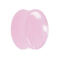 Glass Ear Plug - Pink