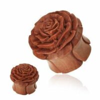 Holz Plug - Rose - Braun