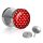 Motiv Fake Plug - Polka Dots - Rot