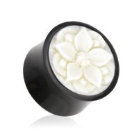 Horn Ear Plug - Bloom - White
