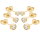 Max Palmer 3 Paar Ohrstecker-Set mit Swarovski Kristall
