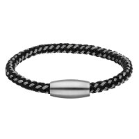 Kunststoff-Armband mit Edelstahl verflochten mit...