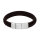 Leder-Armband breit, geflochten mit Magnetverschluss