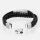 Leder-Armband 2-reihig mit Platte und Magnetverschluss