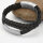 Leder-Armband 2-reihig mit Platte und Magnetverschluss