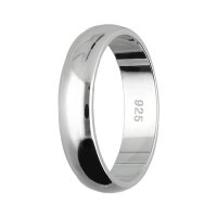 Ring - 925 Silber - Glänzend - 4 Breiten - Silber [08.] - Breite: 2mm - Ringgröße: 56