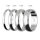 Ring - 925 Silber - Glänzend - 4 Breiten - Silber [08.] - Breite: 2mm - Ringgröße: 56