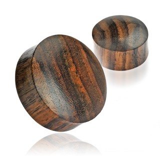 Holz Ohr Plug - Areng Holz, 8,95 €