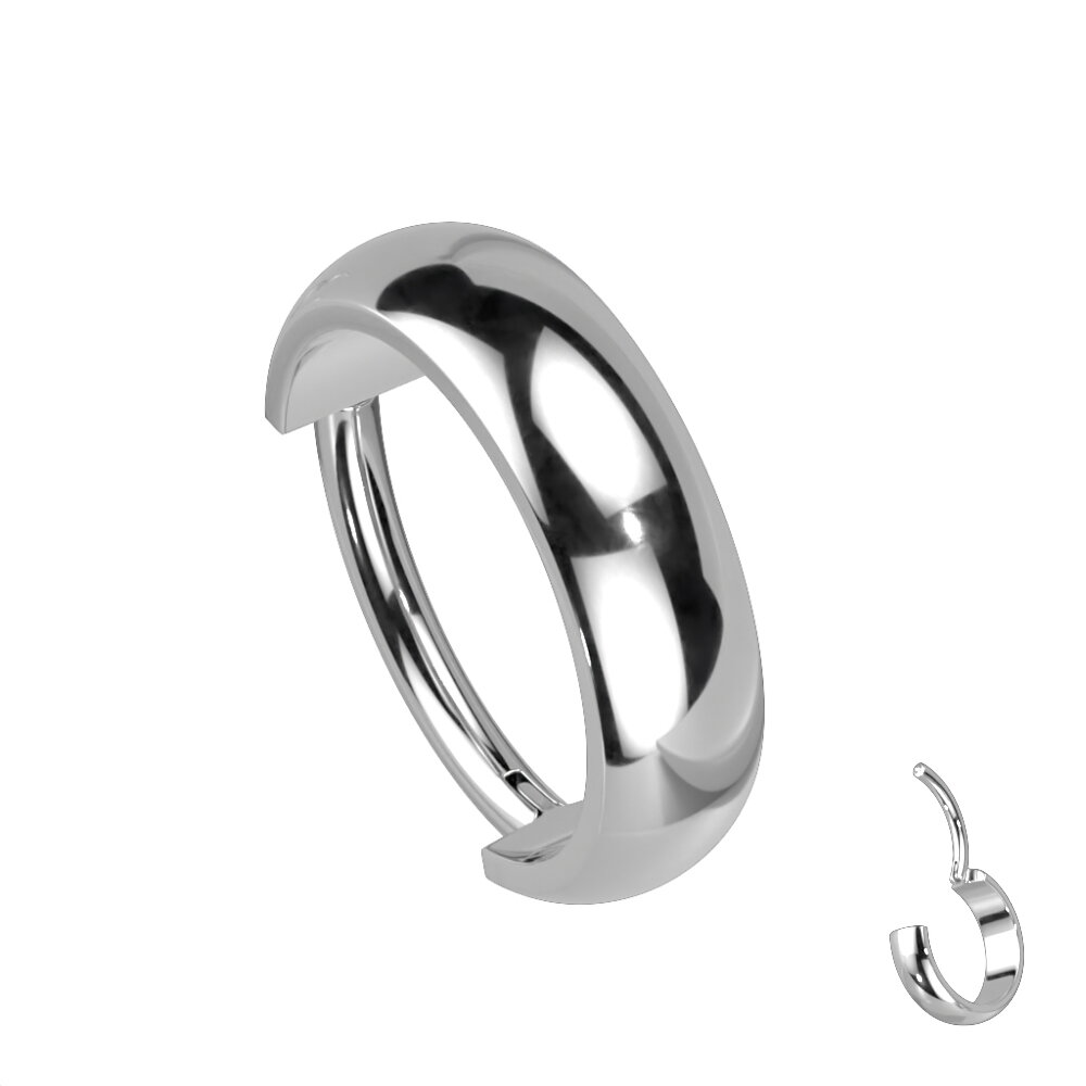 Treuheld Segmentring Piercing Aus Stahl - 33 Größen Für Ohr, Nase & Intimbereich