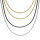 Schlangenkette aus 925 Sterling Silber [19.] Farbe: gold - Länge: 60cm