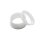 Flesh Tunnel - Kunststoff - Weiß - double flared 9 mm