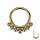 Titan Segmentring-Clicker Piercing mit Kugeln