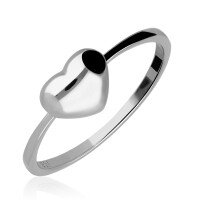 925 Silber Ring mit Herz