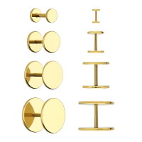 Ohrstecker zum Schrauben - Titan Fake Plug