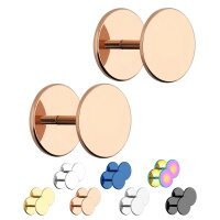 Titan Fake Plug Set - Ohrstecker zum Schrauben