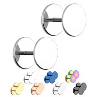 Titan Fake Plug Set - Ohrstecker zum Schrauben