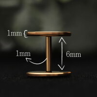 Titan Fake Plug Set - Ohrstecker zum Schrauben
