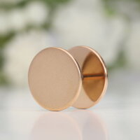 Matter Ohrstecker zum Schrauben - Titan Fake Plug