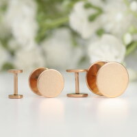 Mattes Titan Fake Plug Set - Ohrstecker zum Schrauben