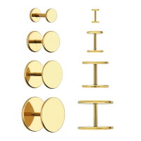 Mattes Titan Fake Plug Set - Ohrstecker zum Schrauben
