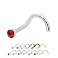 Nasenpiercing mit Kristall