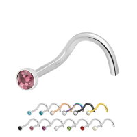 Nasenpiercing mit Kristall