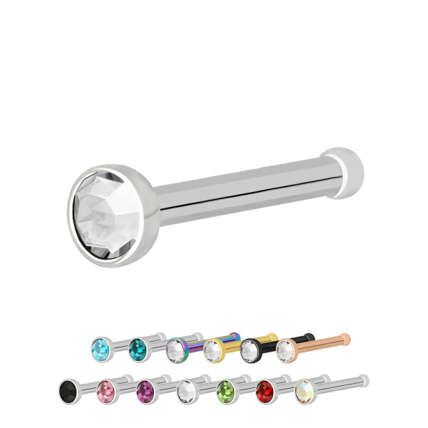 Nasenstecker mit Kristall