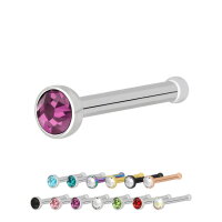 Nasenstecker mit Kristall