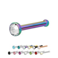 Nasenstecker mit Kristall