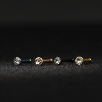 Nasenstecker mit Kristall