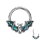 Segmentring-Clicker Piercing mit Fledermaus