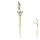 Piercing Banane-Spange mit Dreieck und Ketten